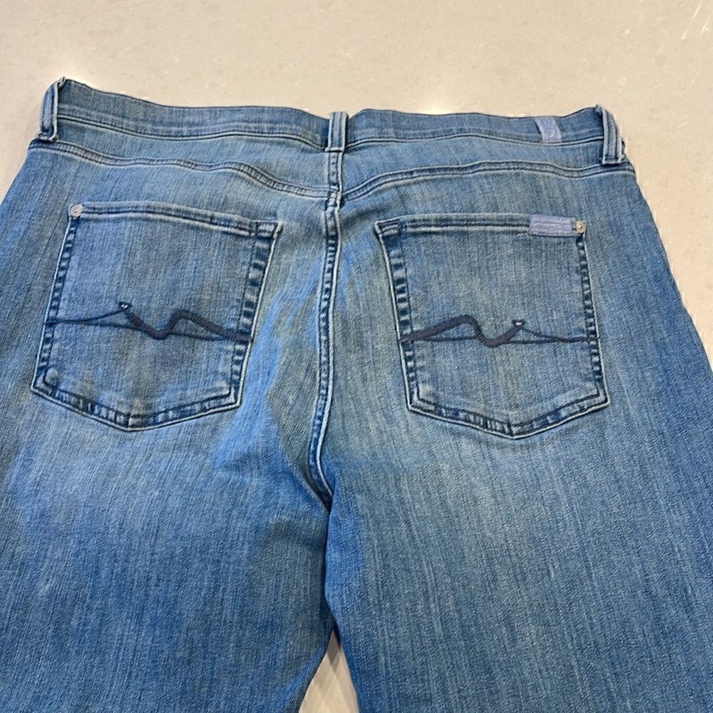 7 for all mankind Josephine skinny boyfriend, size 32 high waisted soft fabric. - Picture 9 of 11